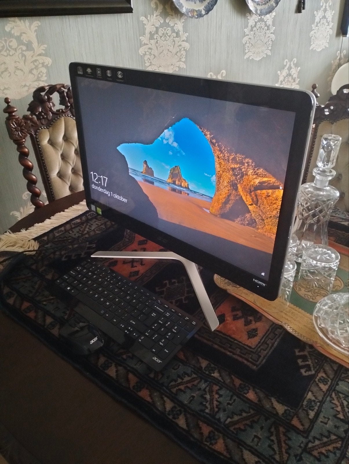 Acer Aspire Z24-880 All-in-One PC, Gebruikt, Met monitor, Onbekend, Onbekend