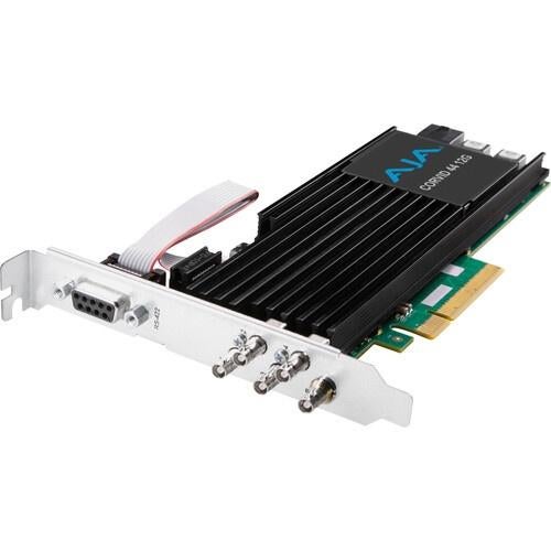 AJA Corvid 44 12G PCIe 4-Channel 12G-SDI Mini-BNC I/O Card, Ophalen of Verzenden, Zo goed als nieuw