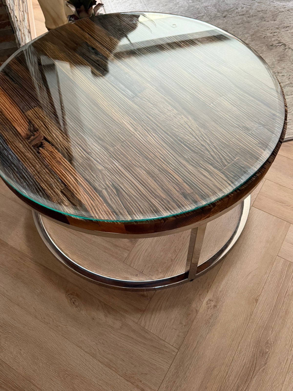 Compleet riverwood meubelen, Ophalen, Zo goed als nieuw, 4 tot 6 stoelen