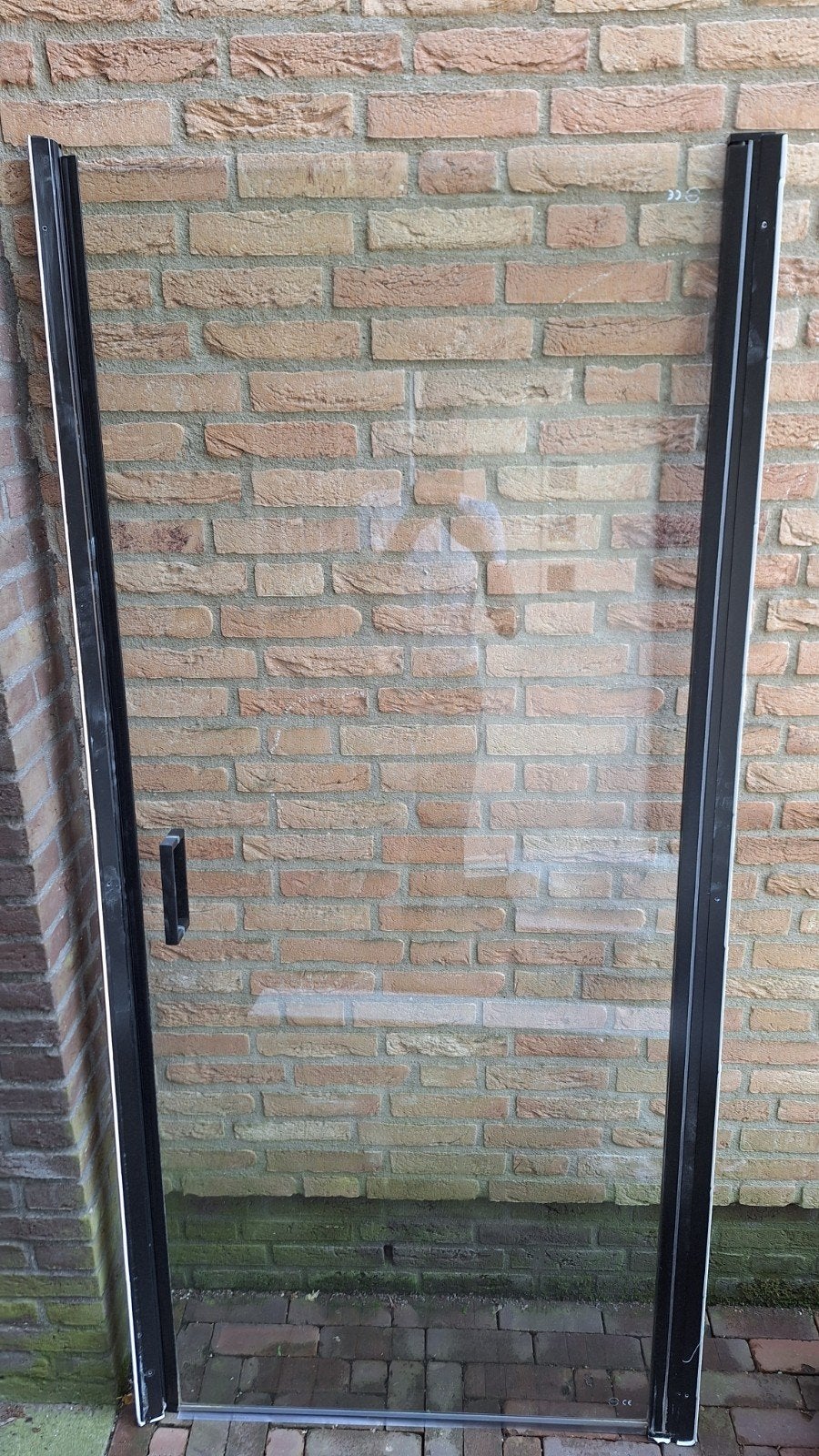 Douchedeur, ongeveer 90 cm breed en 192 cm hoog, Ophalen, Gebruikt, 80 tot 100 cm, Overige typen