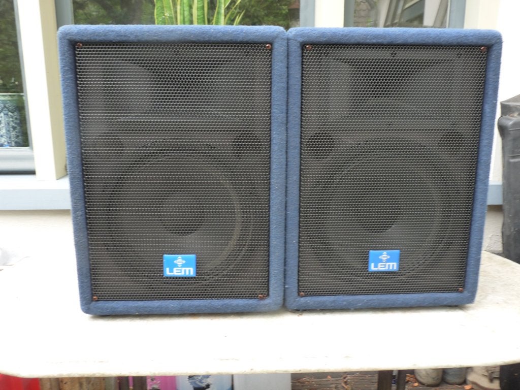 LEM ACTIEVE monitor speakers PFM 10.2A, Ophalen, Zo goed als nieuw, Minder dan 500 watt, Monitor(versterker)