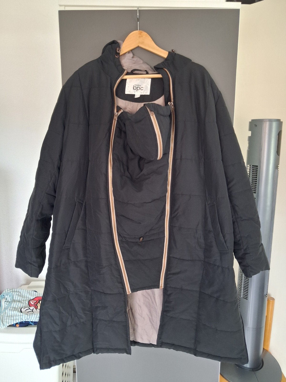 Mama bpc zwangerschapsjas/draagjas - Zwart - Maat 46, Ophalen, Zwart, Maat 46/48 (XL) of groter, Zo goed als nieuw