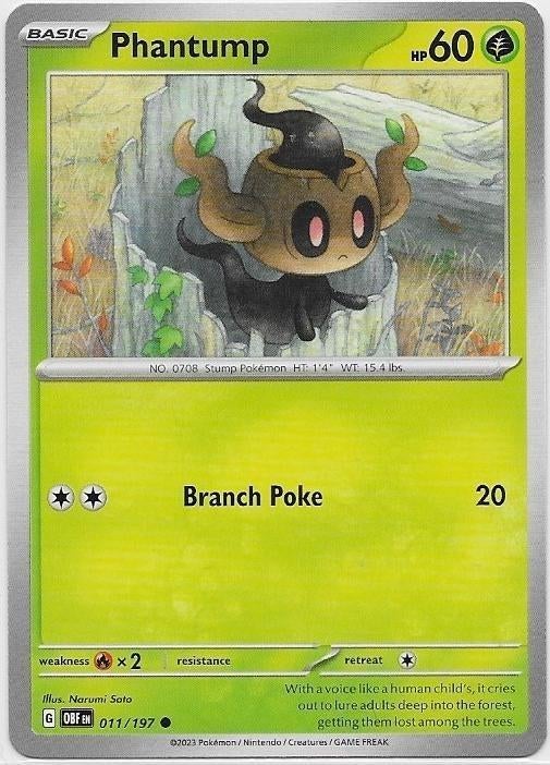 Obsidian Flames,  Phantump [common] 11/197, Verzenden, Nieuw, Losse kaart