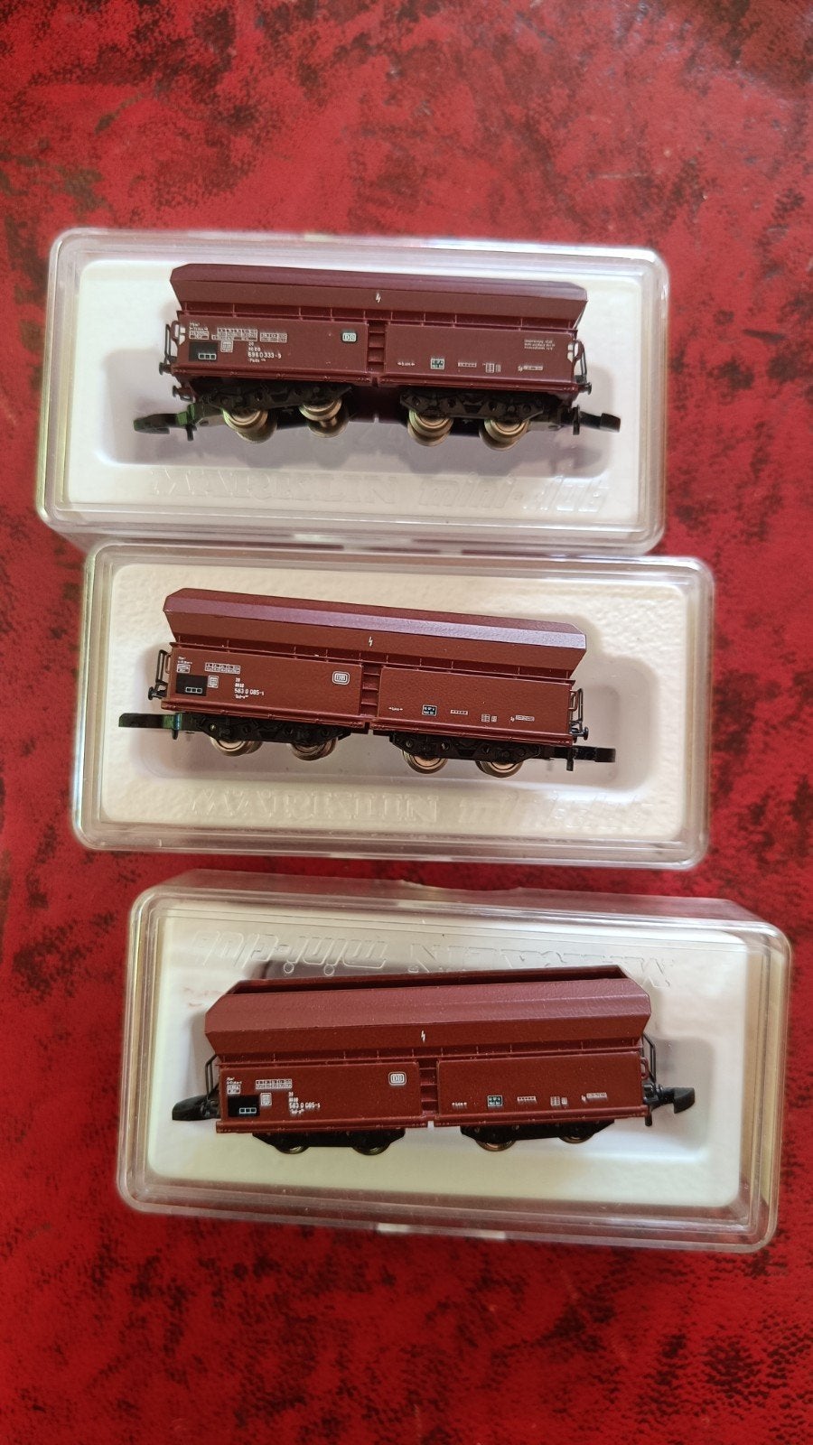 Märklin z  Mini-Club 8630 - 3x Goederenwagon, Hobby en Vrije tijd, Wisselstroom, Wagon, Ophalen of Verzenden, Zo goed als nieuw