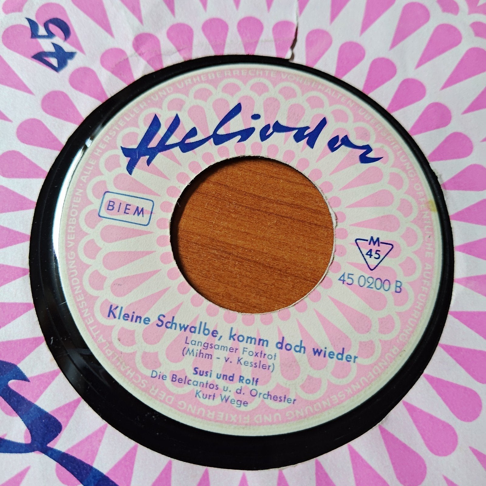 Heliodor Single: Susi und Rolf kleine Schwalbe, komm doch, Gebruikt, 7 inch, EP, Schlager