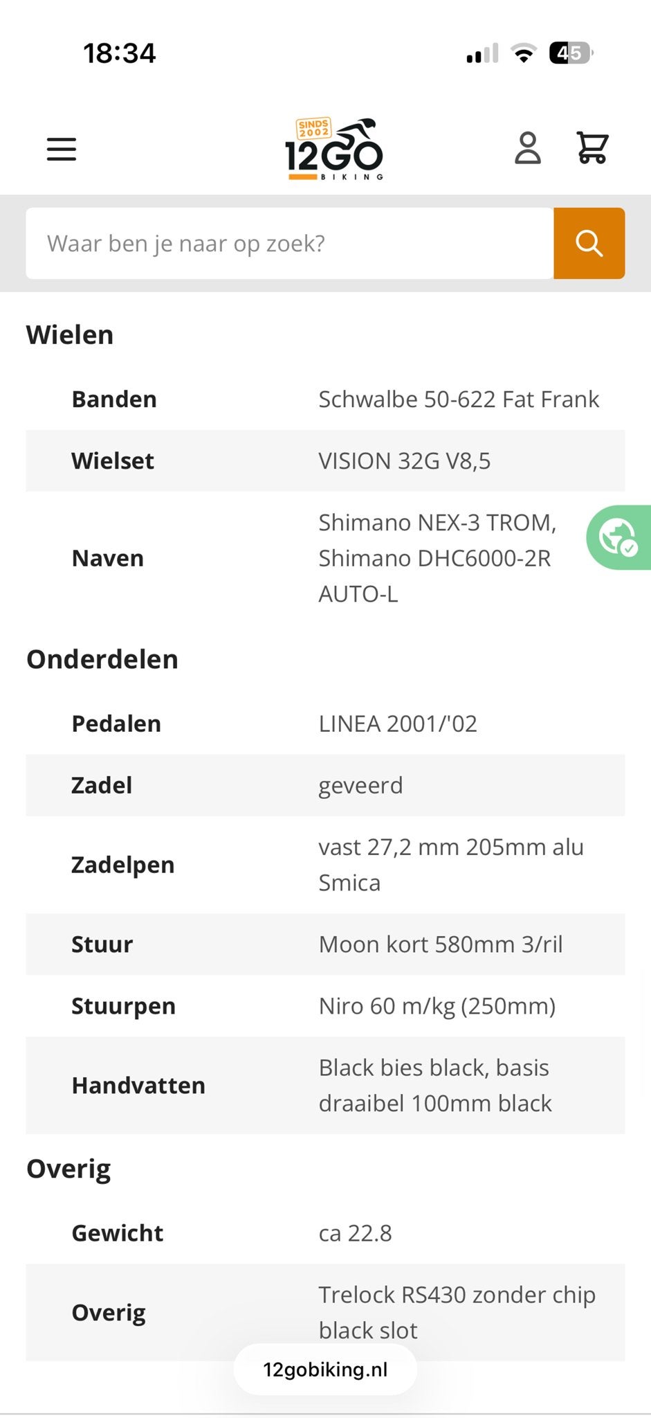 Foto 17 van Gazelle Heavy Duty NL T7 frame54 2017 fiets met krat en slot