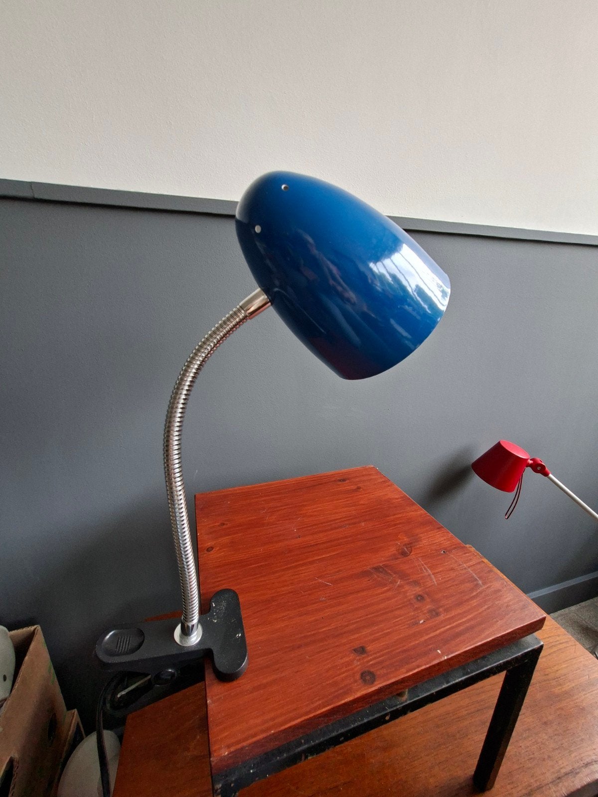 Klemlampje, Blauw, Ophalen