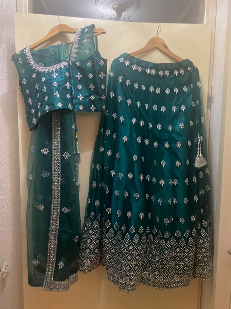 Indiaanse ghagra (jurk), Ophalen, Nieuw, Maat 38/40 (M), Overige typen