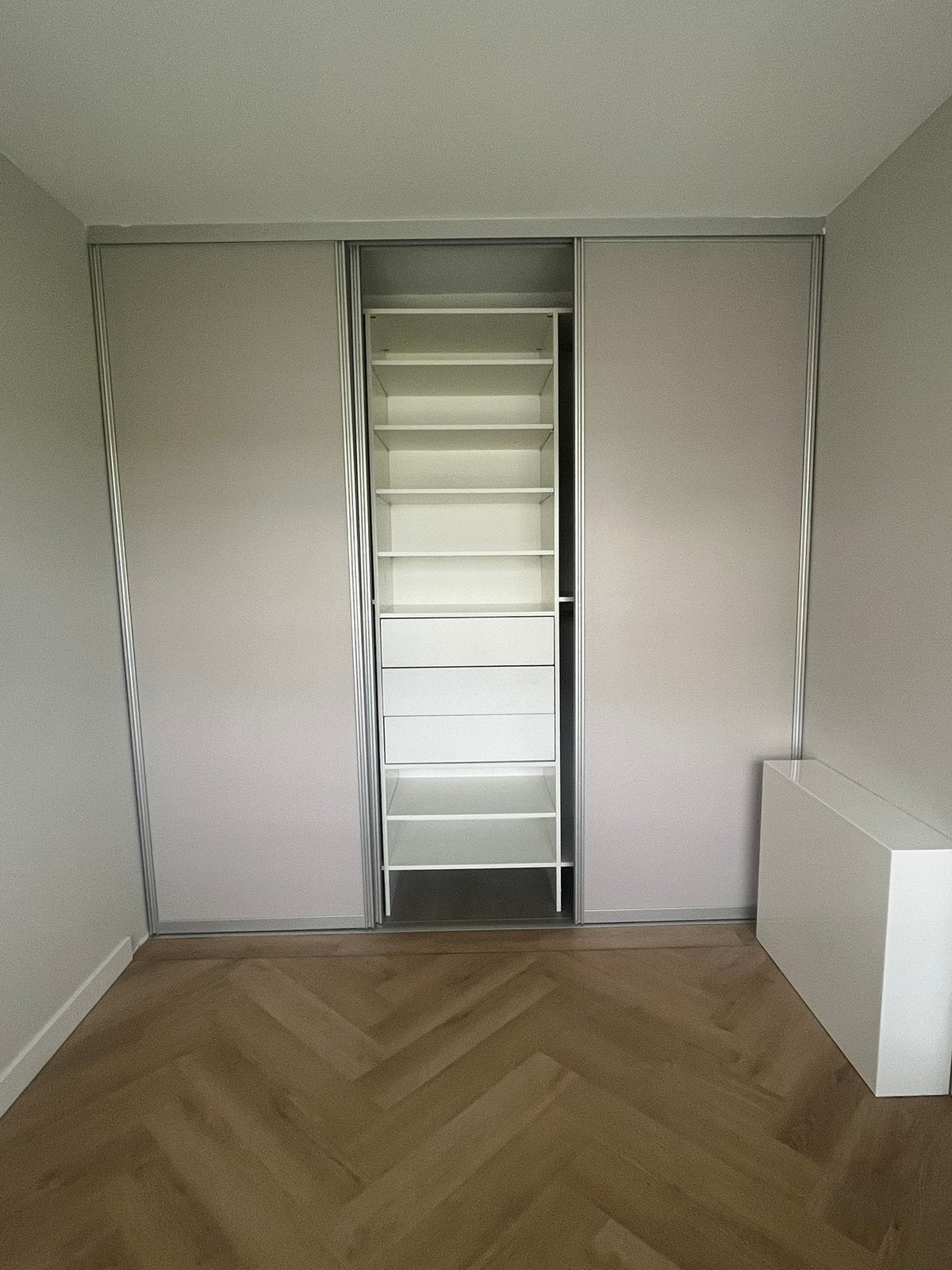 Luxe schuifdeurkast op maat – 260x24050cm, Ophalen, 250 tot 300 cm, 200 cm of meer, Zo goed als nieuw