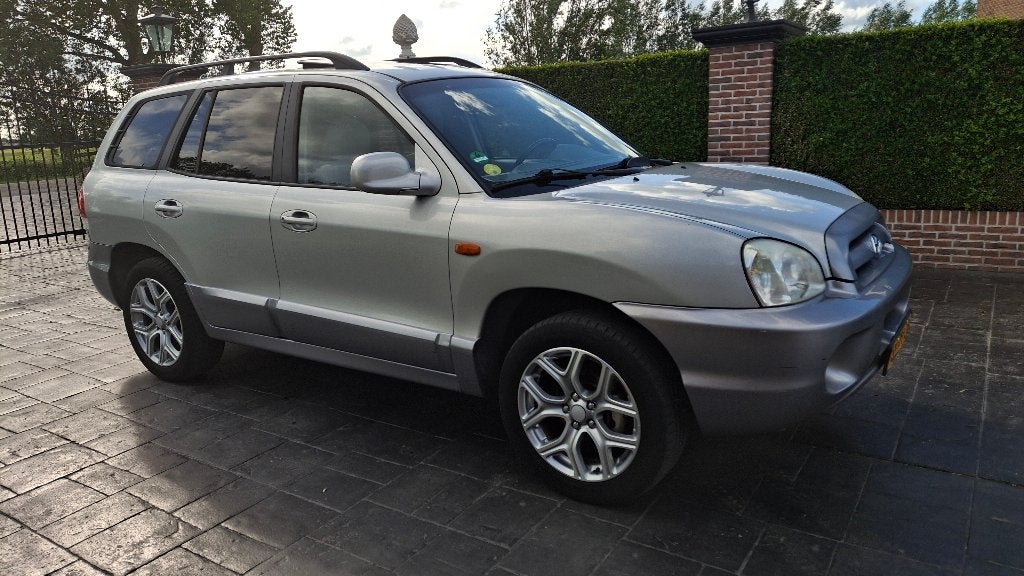 Hyundai Santa Fe 2.4 I 16V leder sunroof, Auto's, Voorwielaandrijving, 145 pk, Santa Fe, 4 cilinders