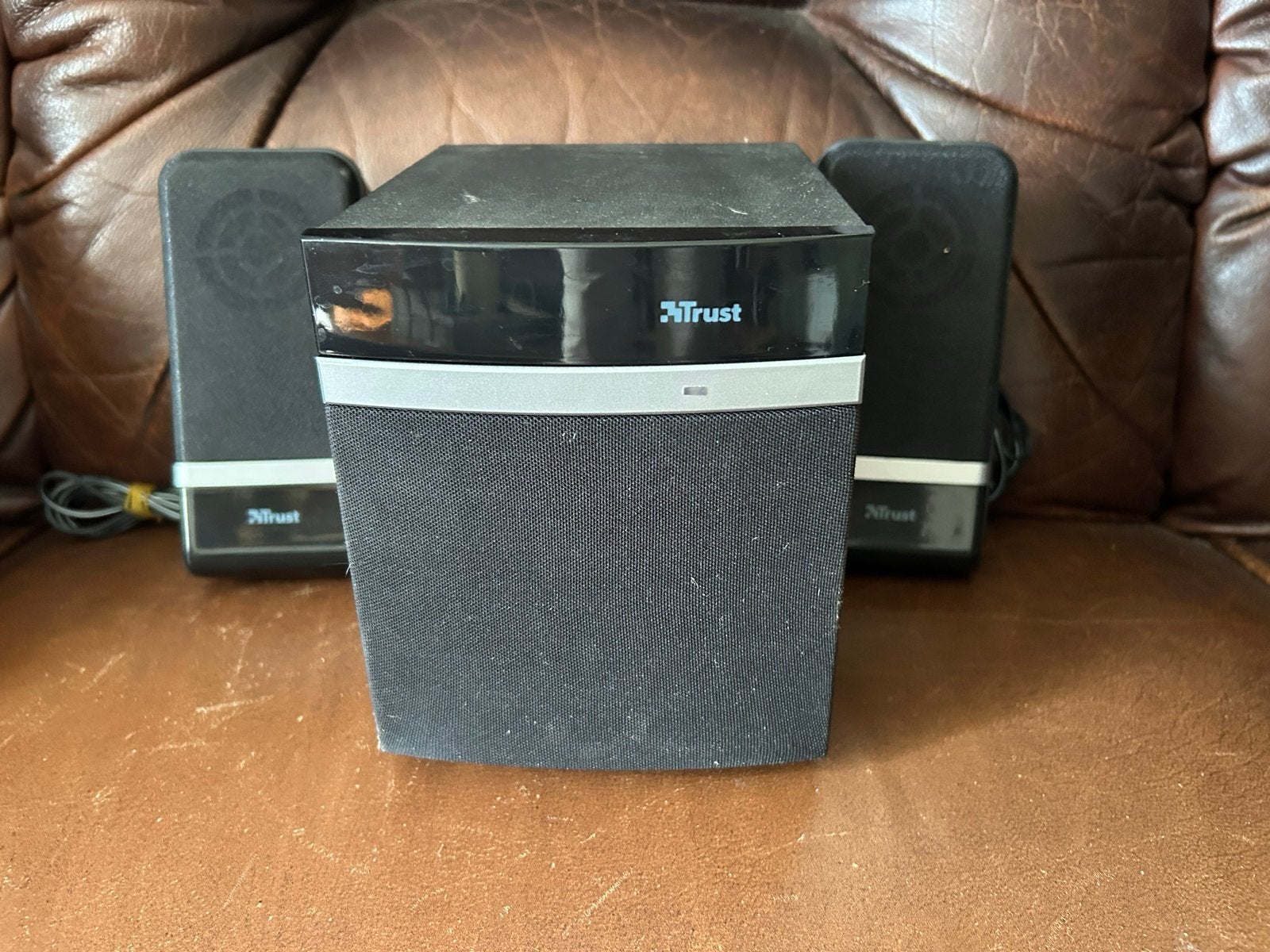 Trust 2.1 Speakerset met Subwoofer - Gebruikt, Overige merken, Gebruikt, Speakerset, Ophalen of Verzenden