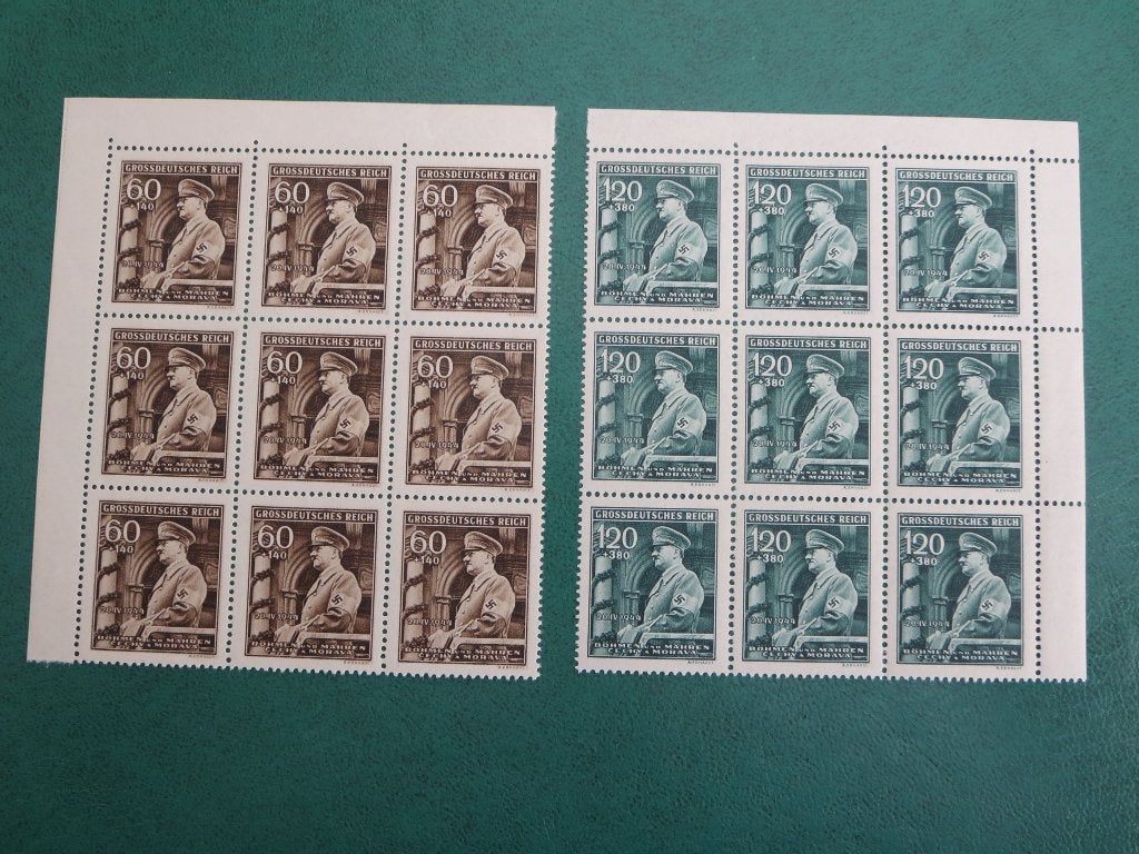Duitse Rijk Bezet Tsjechie  NR 36-37, Ophalen of Verzenden, Duitse Keizerrijk, Postfris