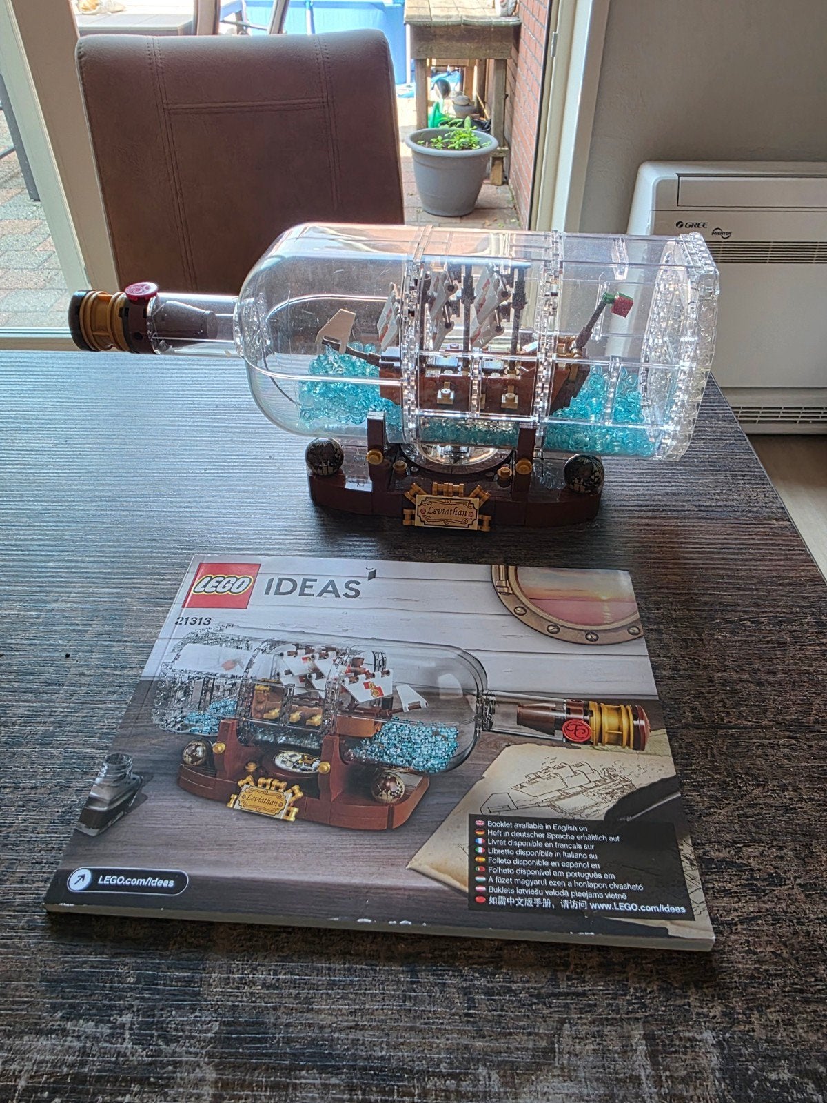 Lego Ideas 21313 Schip in Fles compleet met boekje, Kinderen en Baby's, Speelgoed | Duplo en Lego, Ophalen of Verzenden