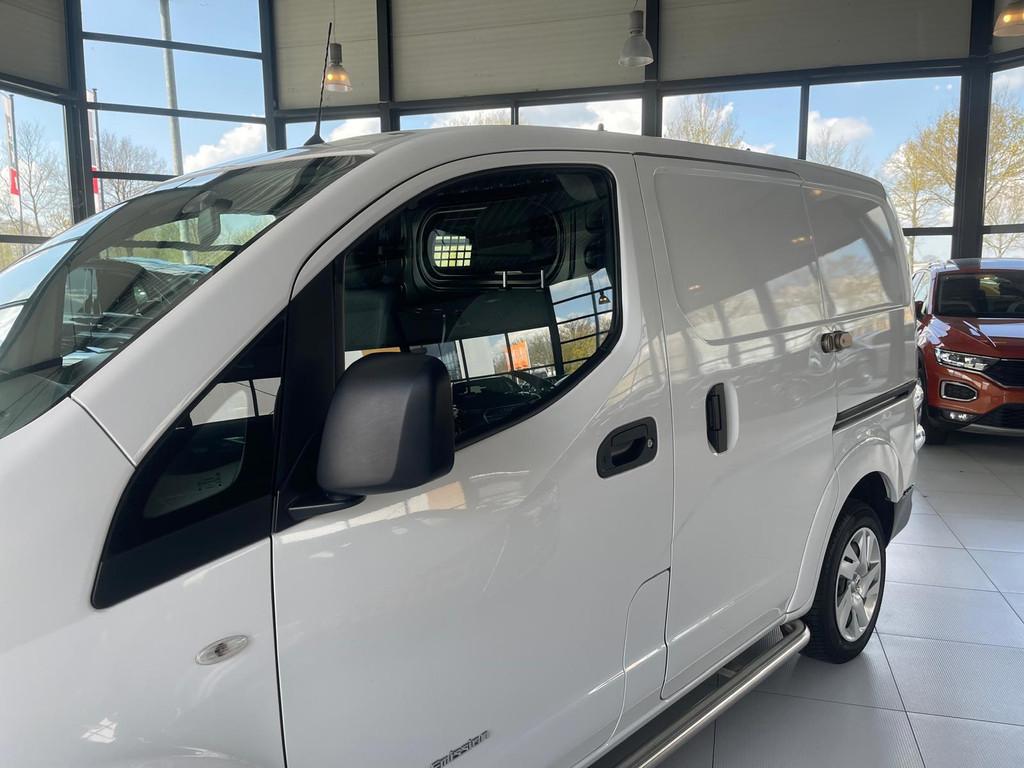 Nissan E-NV200 Optima 40 kWh | Trekhaak | Camera | Dubbele S, Auto's, Bestelauto's, Gebruikt, Automatische klimaatregeling, Wit