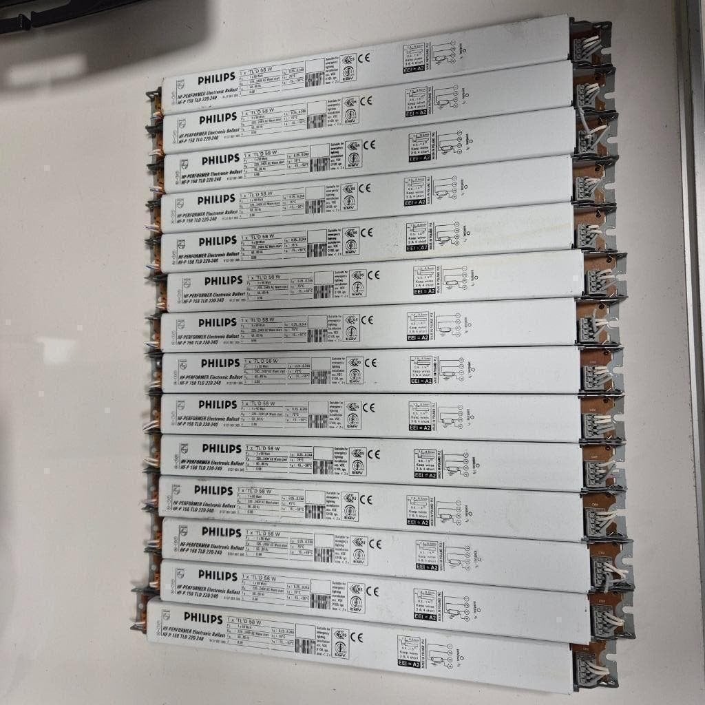 10x PHILIPS  VSA voorschakelapparaat voor TL 1x58 watt, Ophalen, Gebruikt