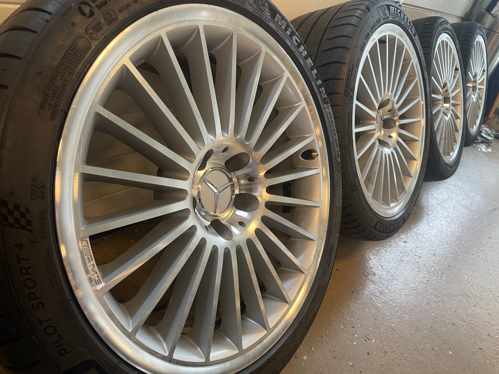 18 inch AMG velgen Mercedes CLS SL E S CL klasse 18”, Ophalen, 18 inch, Zomerbanden, Velg(en)