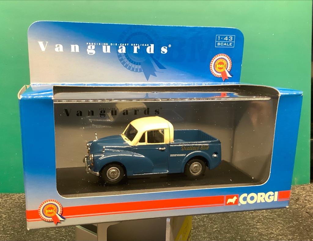 Vanguards Morris 1000 Pick Up Stratford Blue 1:43 Corgi., Ophalen of Verzenden, Nieuw, Auto, Corgi