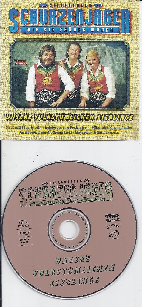 Cd die zillertaler schurzenjager wie sie fruher waren, Cd's en Dvd's, Cd's | Schlagers, Ophalen of Verzenden, Zo goed als nieuw
