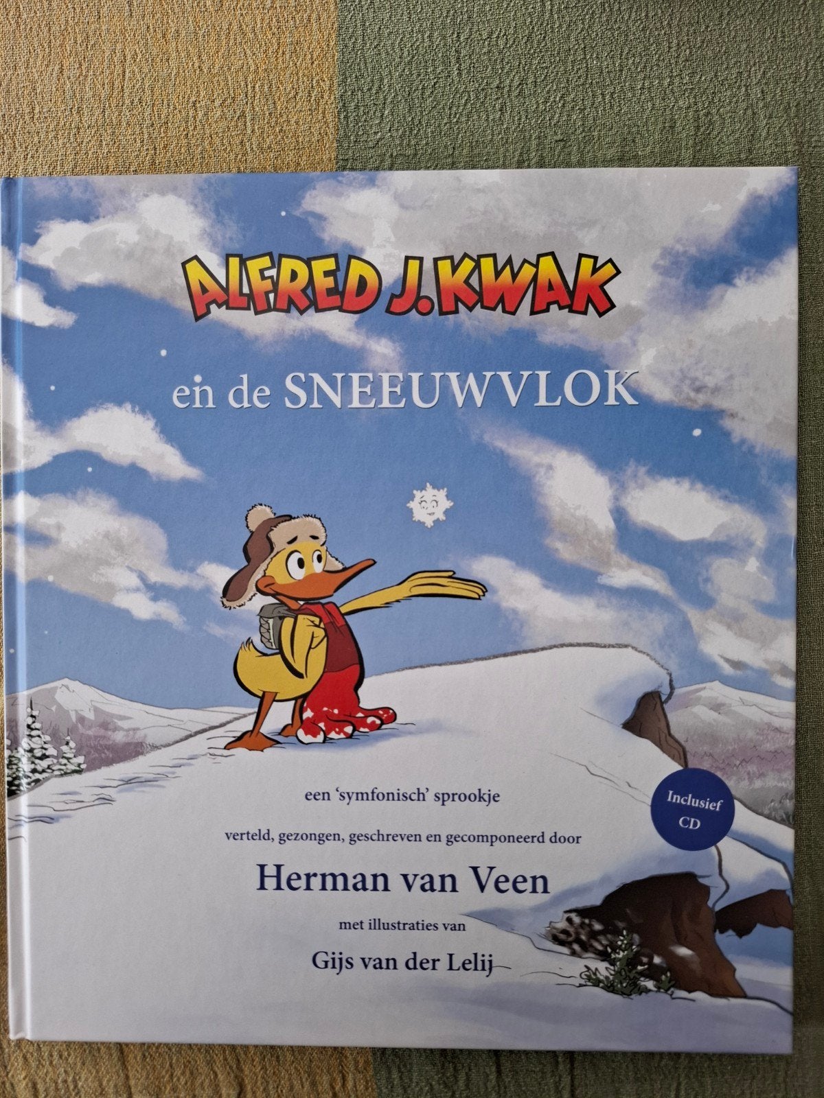 Alfred J. Kwak en de sneeuwvlok, Boeken, Fictie algemeen, Ophalen of Verzenden, Herman van Veen, Zo goed als nieuw