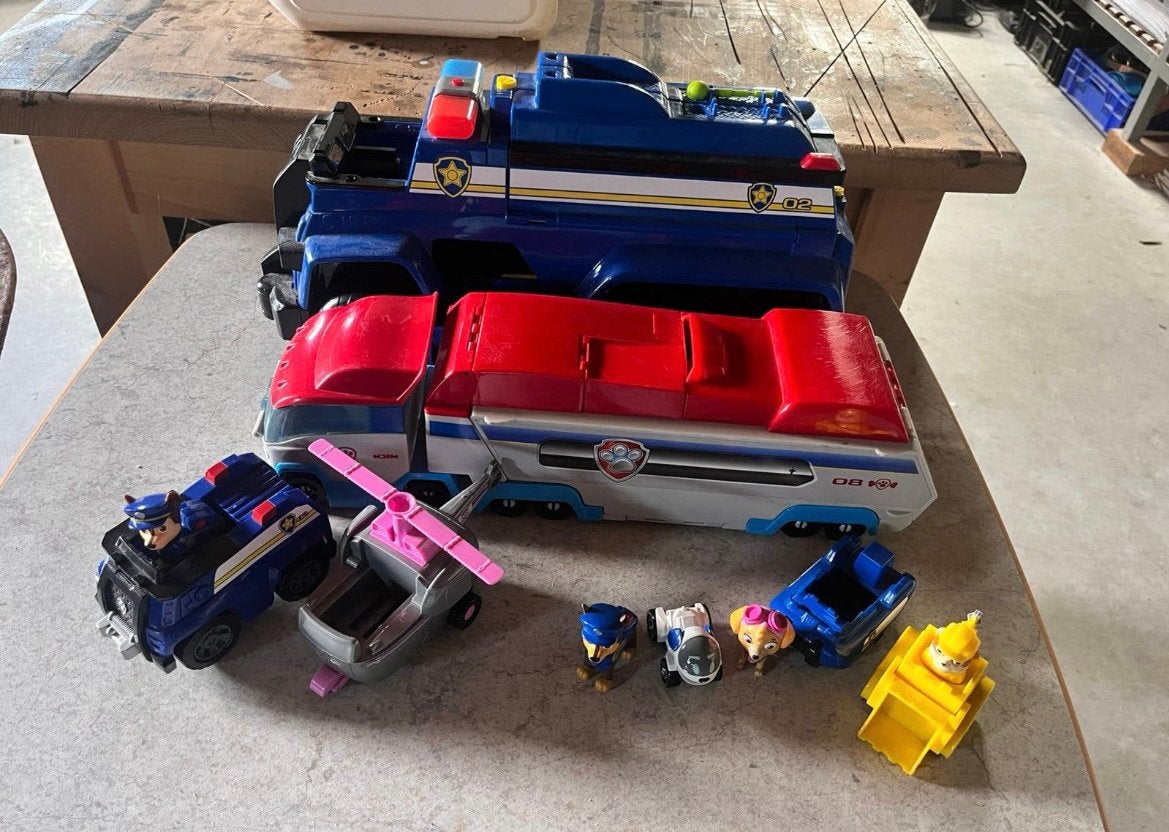 Paw patrol voertuigen en toebehoren, Ophalen, Zo goed als nieuw