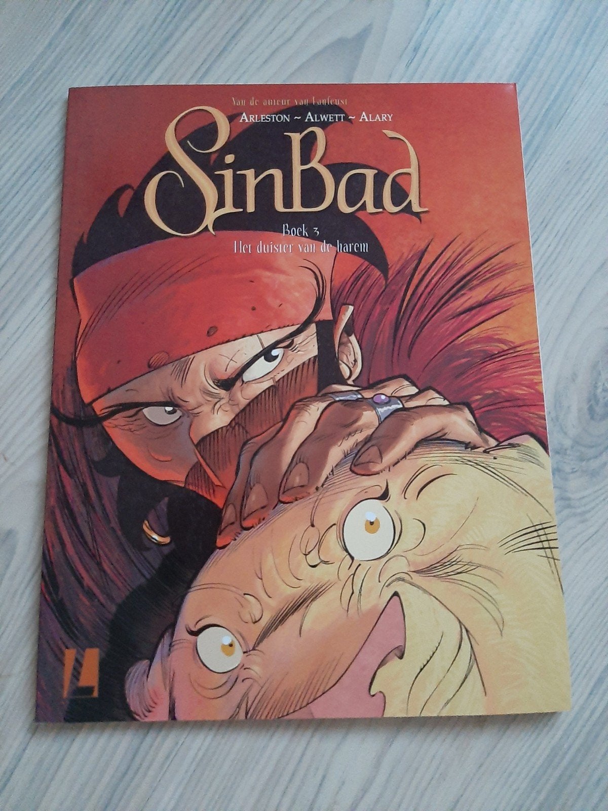 Sinbad Boek 3: Het duister van de harem - Stripboek, Boeken, Eén stripboek, Ophalen of Verzenden, Zo goed als nieuw, Arleston, Alwett, Alary