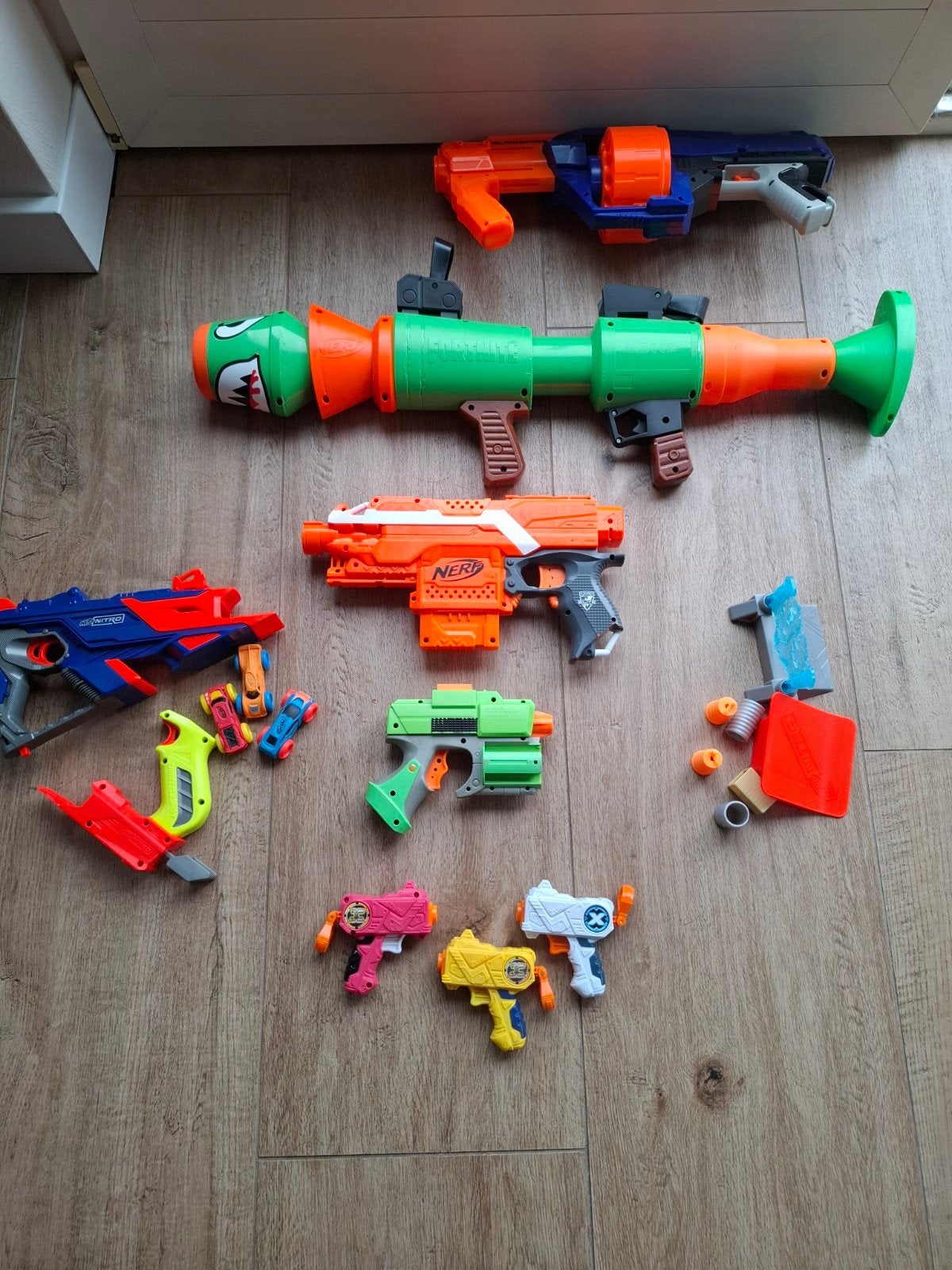 Grote Nerf collectie met fortnite raketwerper en veel pijlt, Ophalen of Verzenden, Gebruikt, Jongen of Meisje