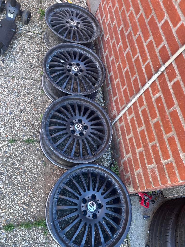 Polo velgen 120€ vw velgen 5x100, 16 inch, Banden en Velgen, Ophalen of Verzenden, Zomerbanden