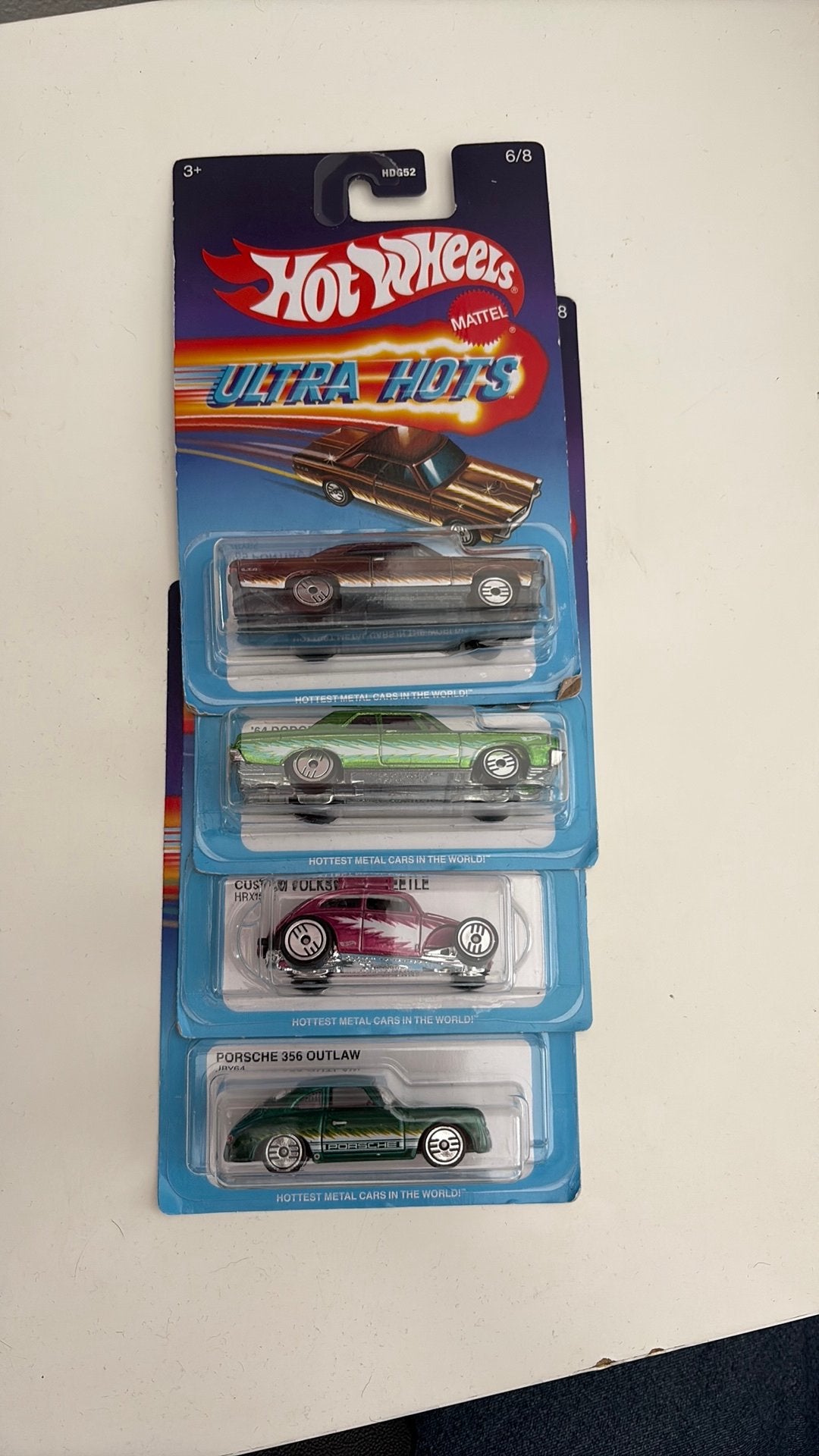 Hot Wheels Ultra Hots set van 4 Porsche, VW Beetle 1/64, Ophalen of Verzenden, Nieuw, Auto