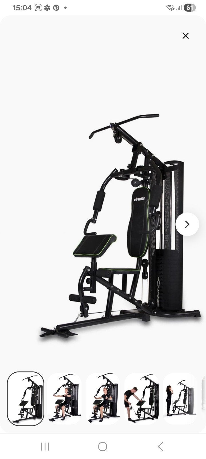 Fitness krachtstation, Sport en Fitness, Fitnessmaterialen, Ophalen, Zo goed als nieuw, Overige typen