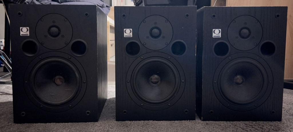 Quested S7S Active Studio Monitors – High-End Britse Speaker, Audio, Tv en Foto, Luidsprekers, Gebruikt, Front, Rear of Stereo speakers