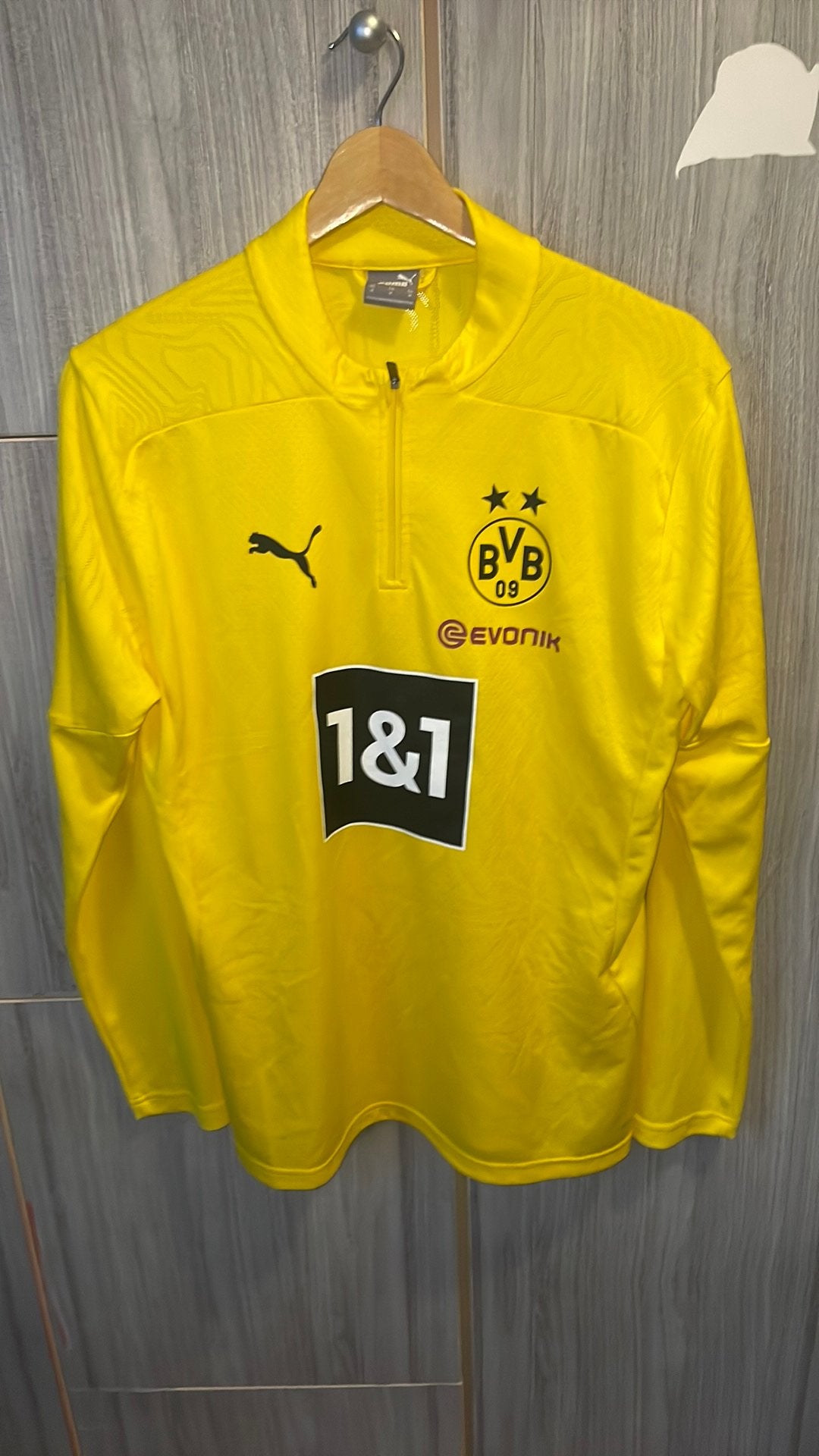Borussia Dortmund Trainingsjack 2022-2023, Sport en Fitness, Maat M, Ophalen of Verzenden, Zo goed als nieuw, Trainingspak