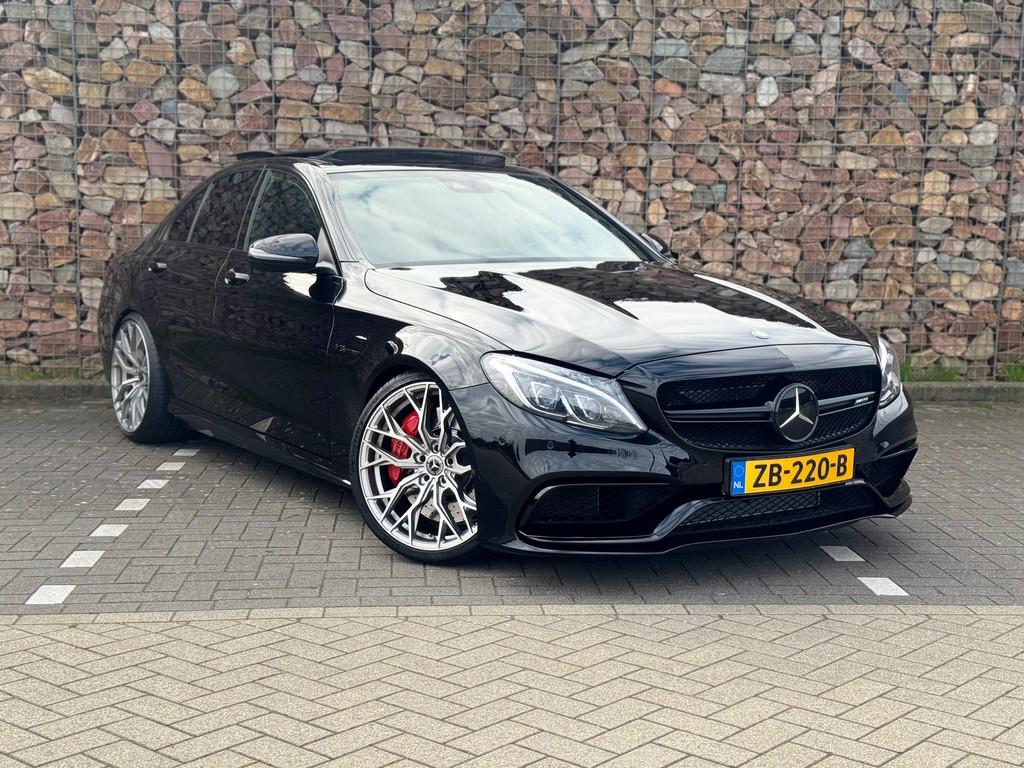 Mercedes-Benz C-klasse AMG 63 S Stufe-2 Panorama, Auto's, Automaat, Achterwielaandrijving, Gebruikt, 510 pk