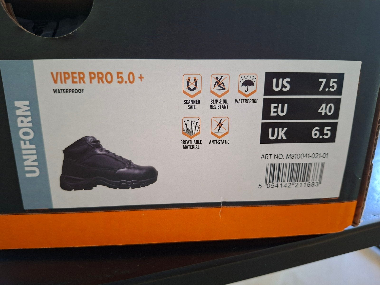Magnum Viper Pro 5.0+, Zwart, Nieuw, Ophalen of Verzenden, Magnum