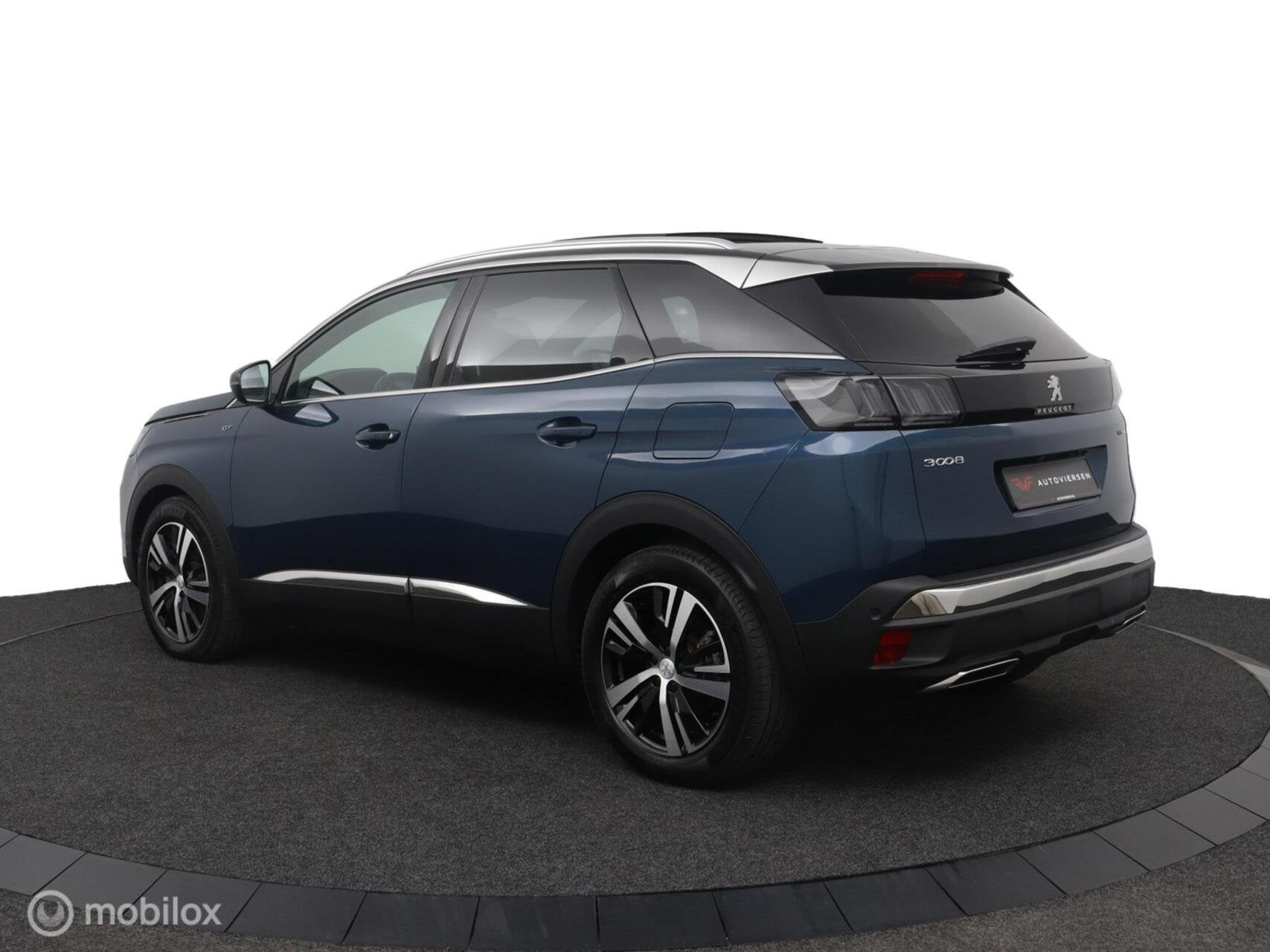 Peugeot 3008 1.6 HYbrid 225 GT | Adapt. Cruise | Pano | Came, Auto's, Blauw, Leder en Stof, Bedrijf, 71 km/l