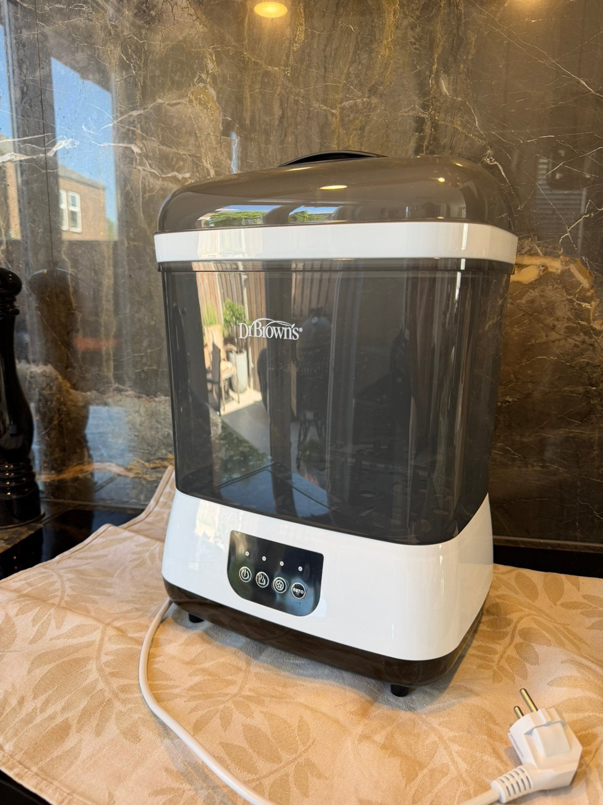 Dr. Brown’s Flessensterilisator en Droger, Ophalen of Verzenden, Zo goed als nieuw, Sterilisator, Dr. Brown's