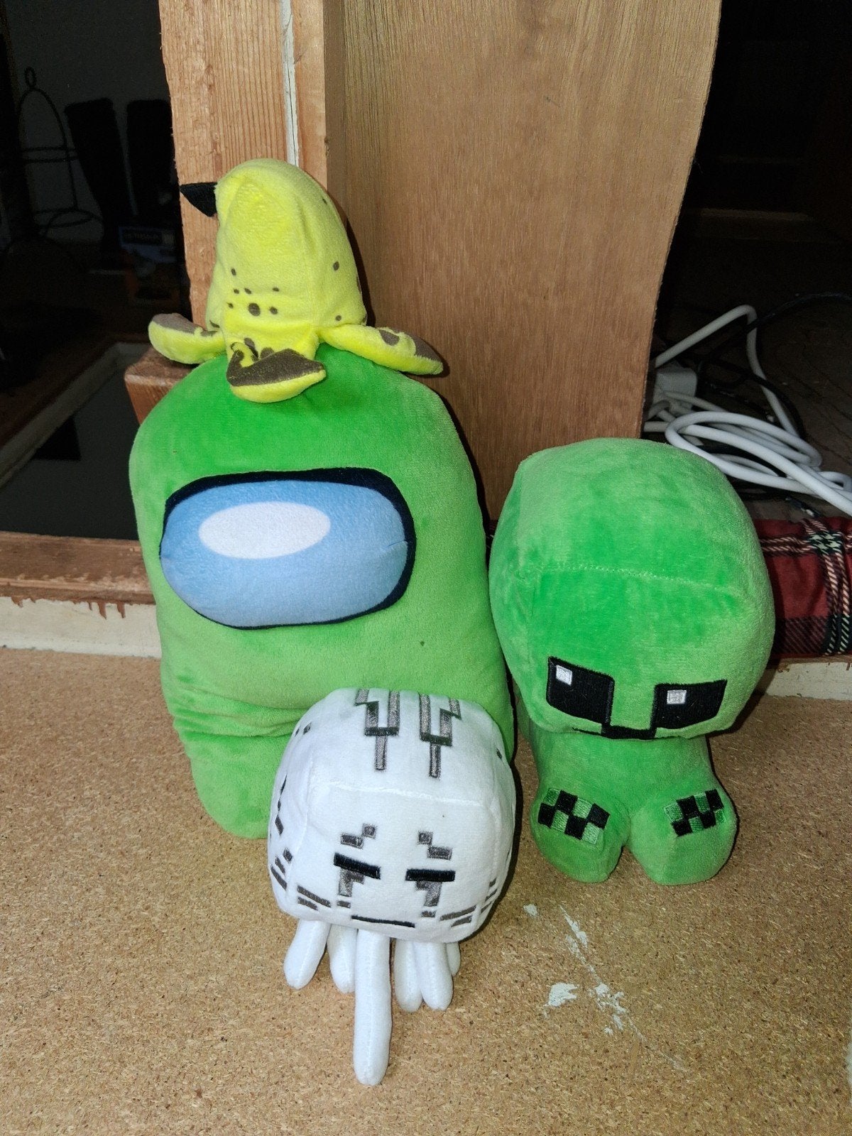 Among Us, Minecraft Creeper & Ghast Knuffels, Ophalen