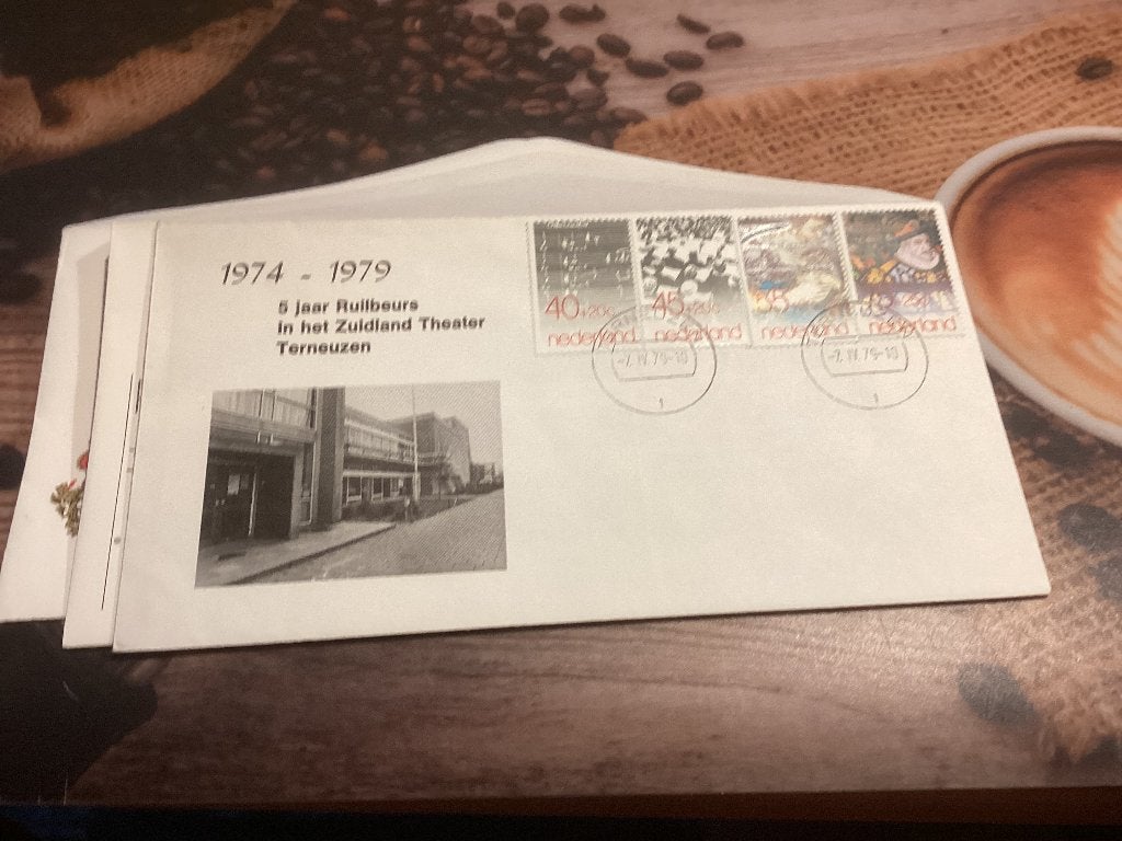 No2411 Ruilbeurs 2-4-1979 Terneuzen Nederland jaargangen fdc, Postzegels en Munten, Postzegels | Eerstedagenveloppen, Ophalen