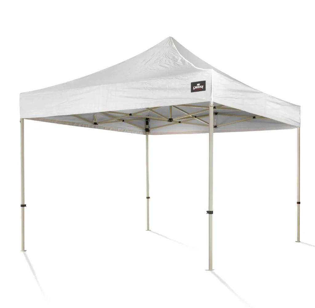 Easy up tent daken, zijwanden en goten Wit Partij Grizzly, Ophalen of Verzenden, Gebruikt, Tot en met 4