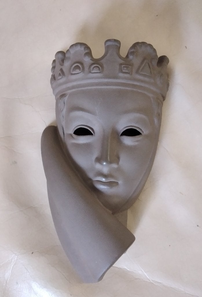 Vintage wandmasker Karlsruhe Majolika, Antiek en Kunst, Ophalen of Verzenden