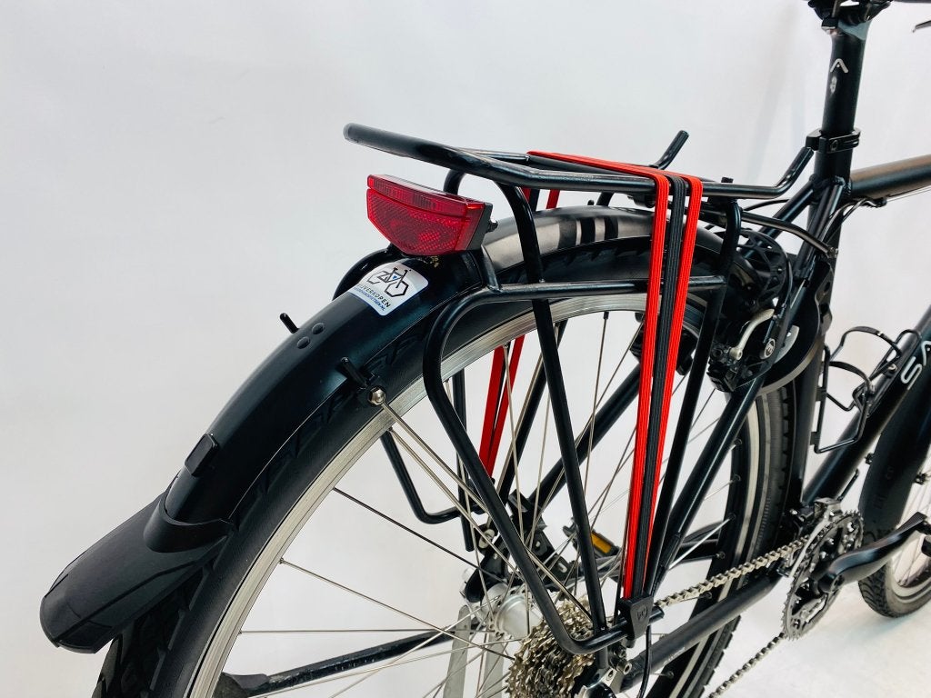 SANTOS TravelMaster MatZwart herenfiets L-57cm – TUBES, Overige merken, 28 inch, Velgrem, Ophalen of Verzenden