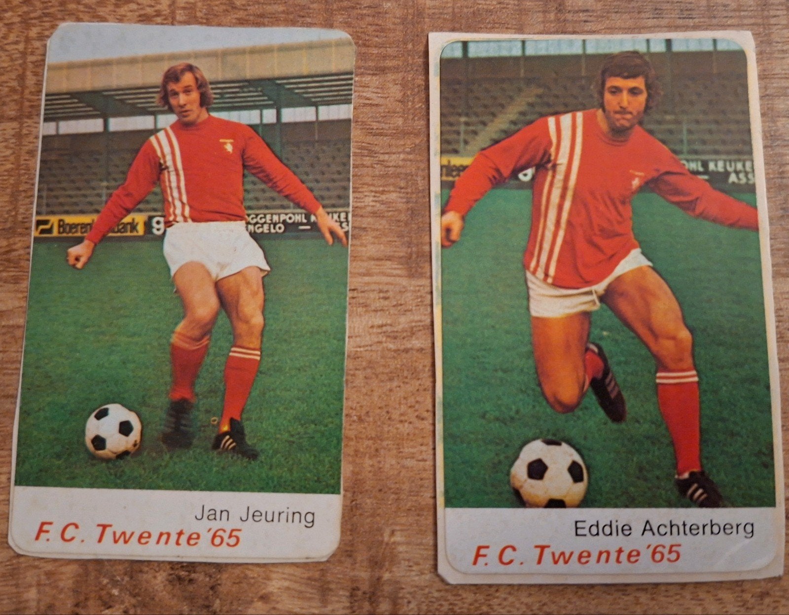 FC Twente Kolibri plaatjes - Jan Jeuring & Eddie Achterberg, Ophalen of Verzenden, Gebruikt, F.C. Twente, Poster, Plaatje of Sticker