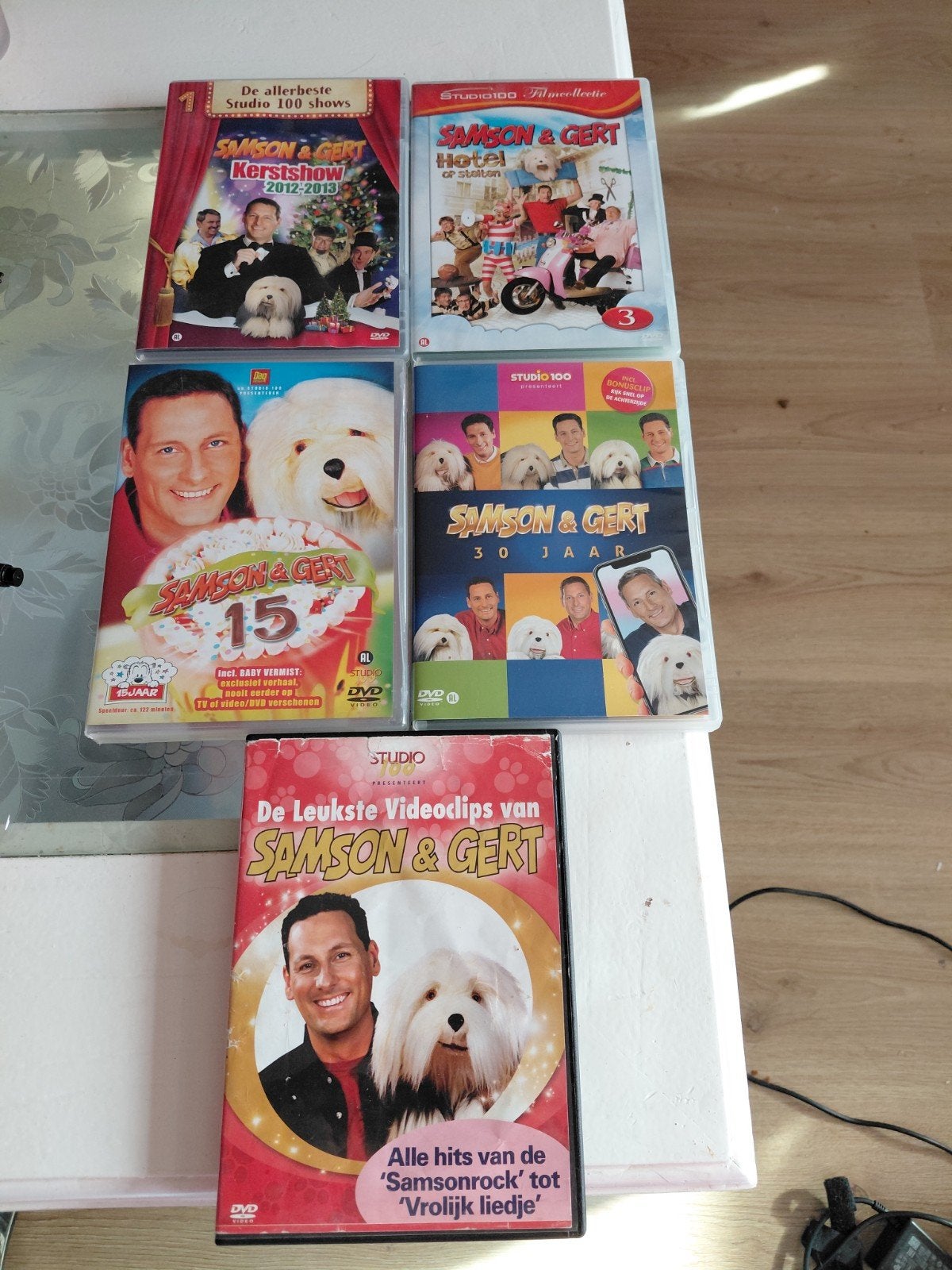 Samson & Gert DVD’s - 5 stuks O.a. 15 & 30 jaar, Film, Clips, Gebruikt, Alle leeftijden, Tv-serie, Ophalen of Verzenden