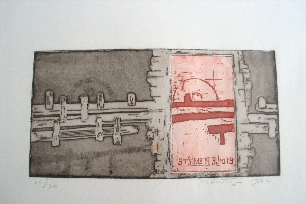 Jan Montyn (1924-2015) - zonder titel - nr. 10/20 - 1977, Ophalen of Verzenden