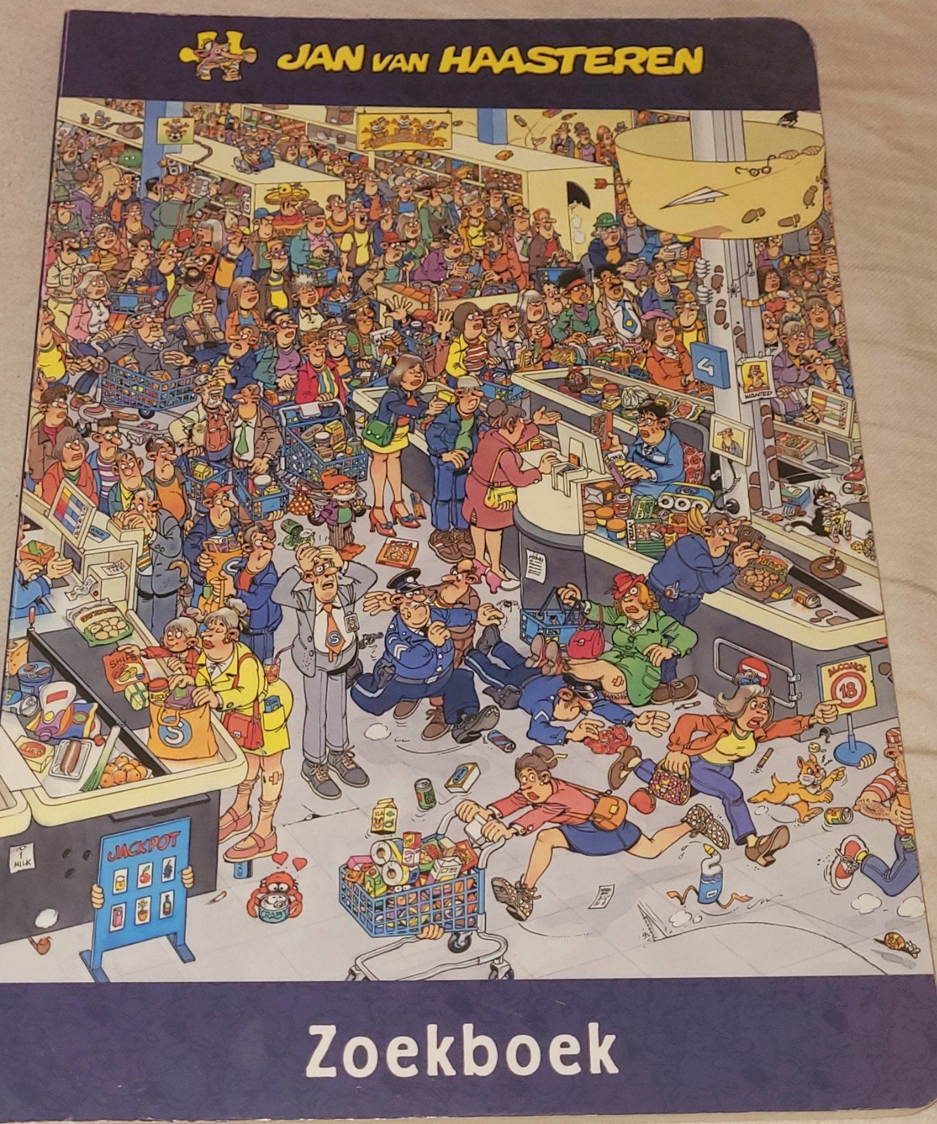 Set van vier geweldige Zoekboeken Jan van Haasteren, Verzenden, 500 t/m 1500 stukjes, Zo goed als nieuw, Overige typen