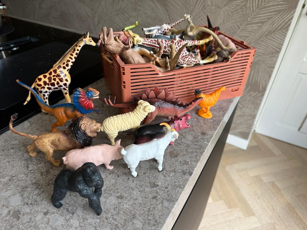 55+ dieren (boerderij, dino’s, safari, etc), Ophalen, Zo goed als nieuw, Jongen of Meisje