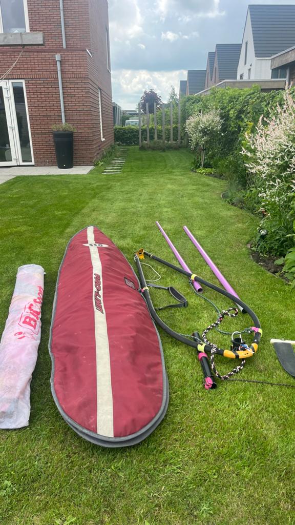 F2 Xantos 310 Windsurfset - Compleet en Klaar voor Actie!, Watersport en Boten, Gebruikt, 6.5 m² tot 8 m², Ophalen of Verzenden