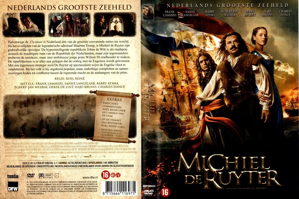 Michiel de Ruyter, Cd's en Dvd's, Vanaf 16 jaar, Ophalen of Verzenden, Zo goed als nieuw, Overige genres