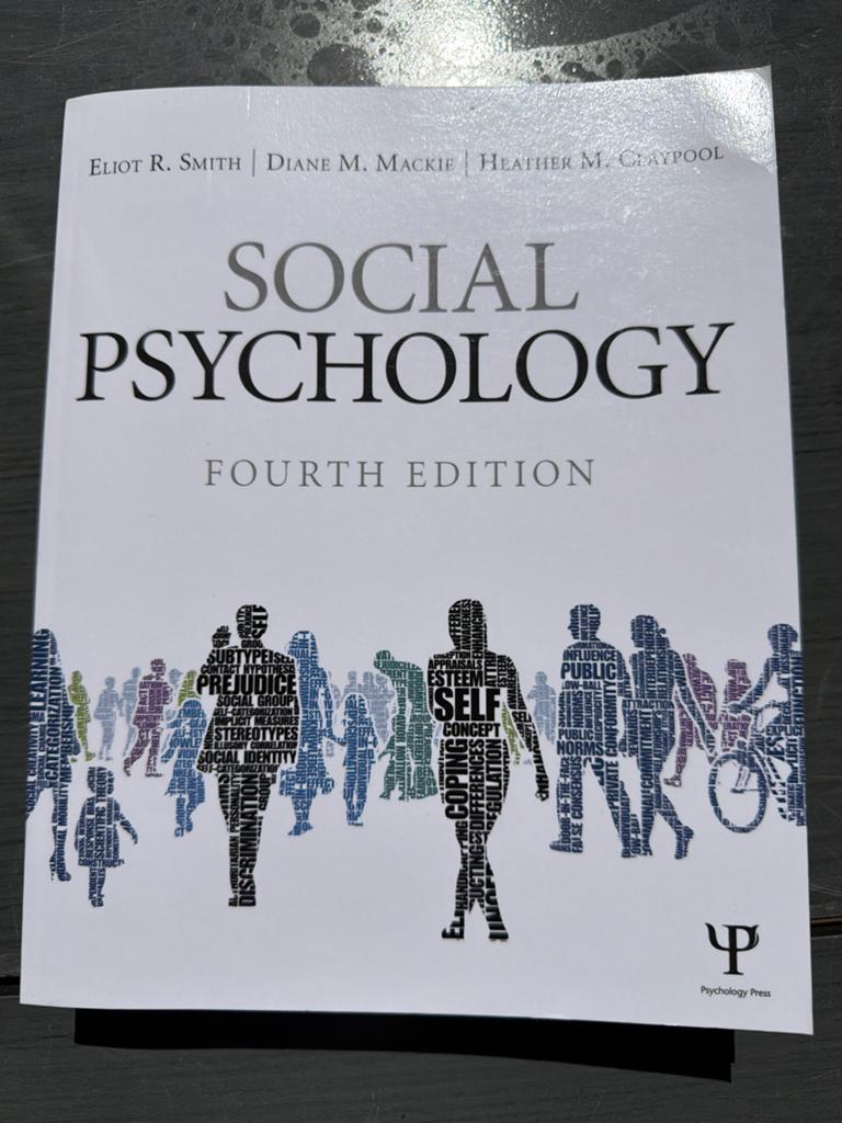 Sociale Psychologie - Vierde Editie (ISBN 9781848728943), Ophalen of Verzenden, Gamma, Nieuw, WO
