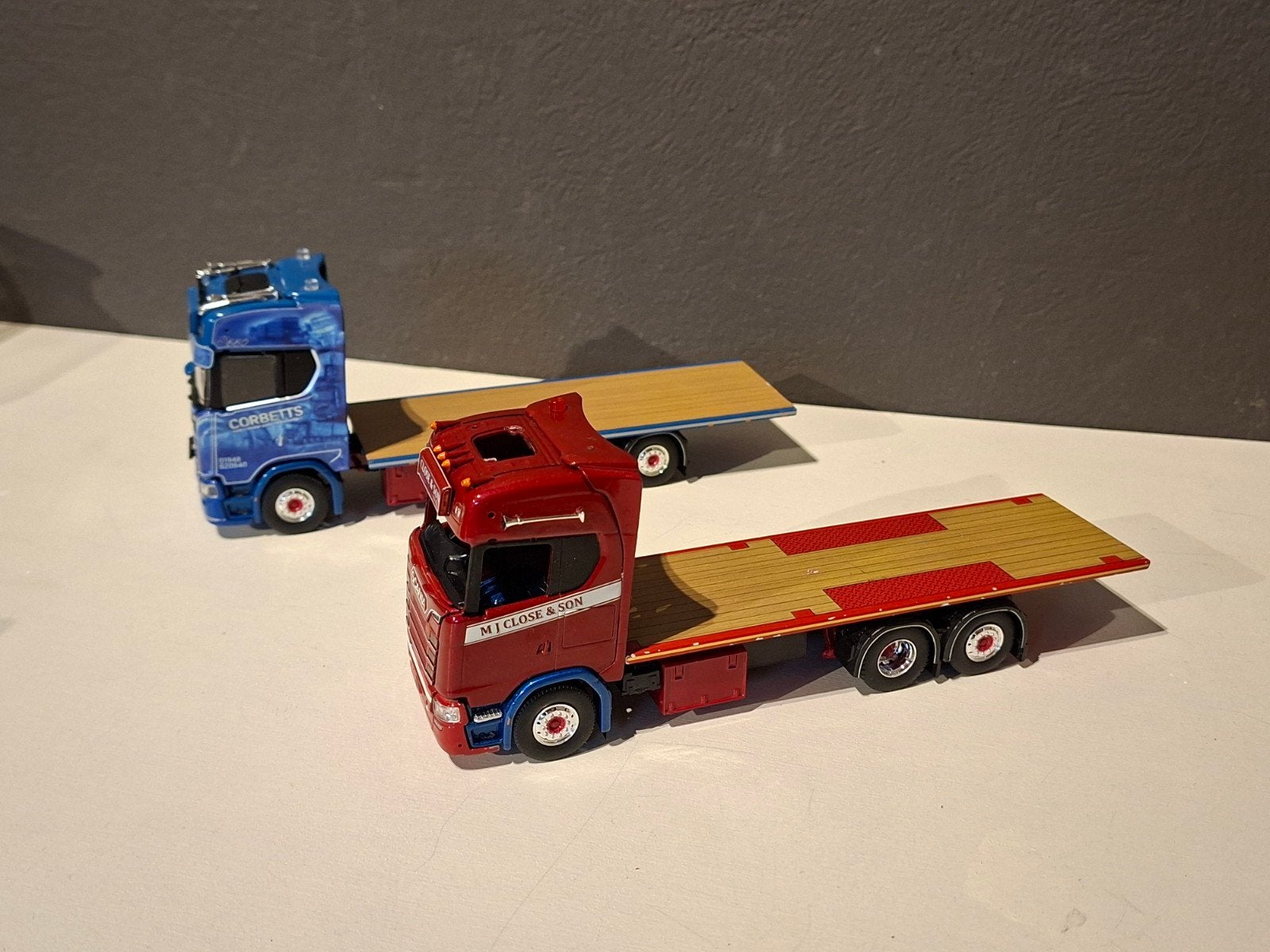 Tekno Scania 's, Ophalen of Verzenden, Zo goed als nieuw, Bus of Vrachtwagen, Tekno
