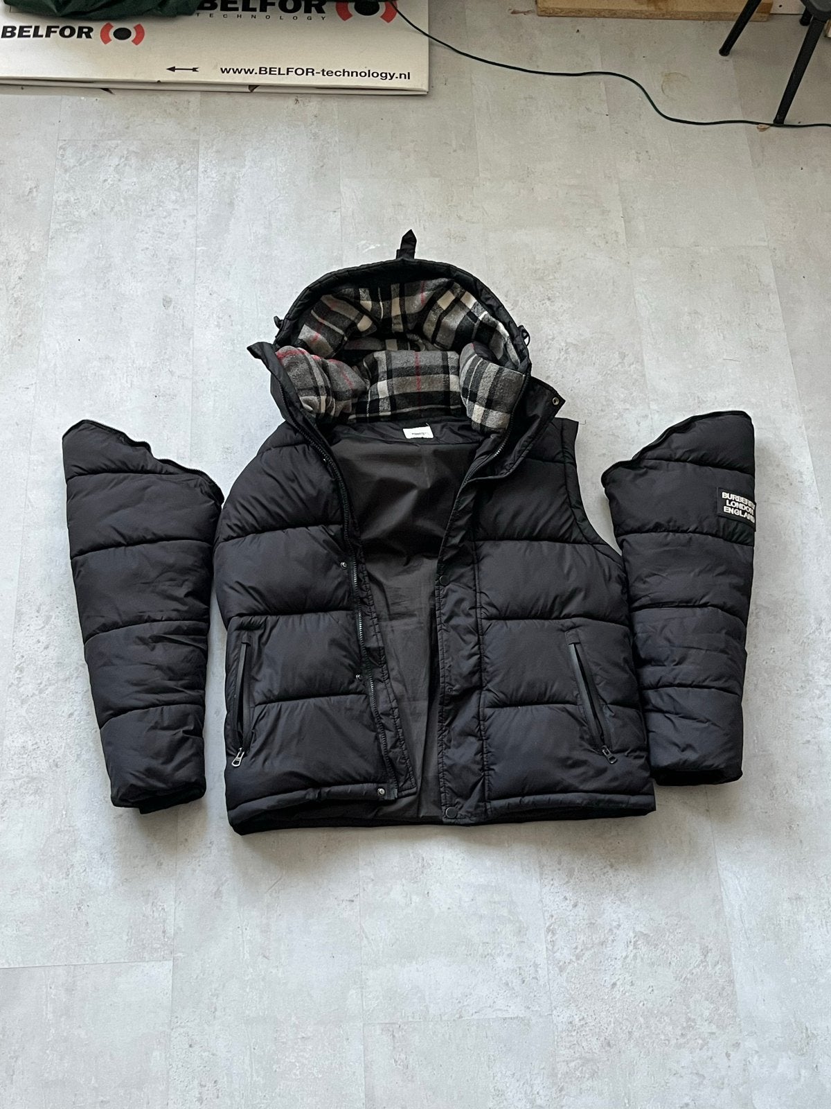 Burberry Puffer Jas/Bodywarmer - Zwart (Maat L), Ophalen of Verzenden, Zo goed als nieuw, Maat 52/54 (L), Zwart